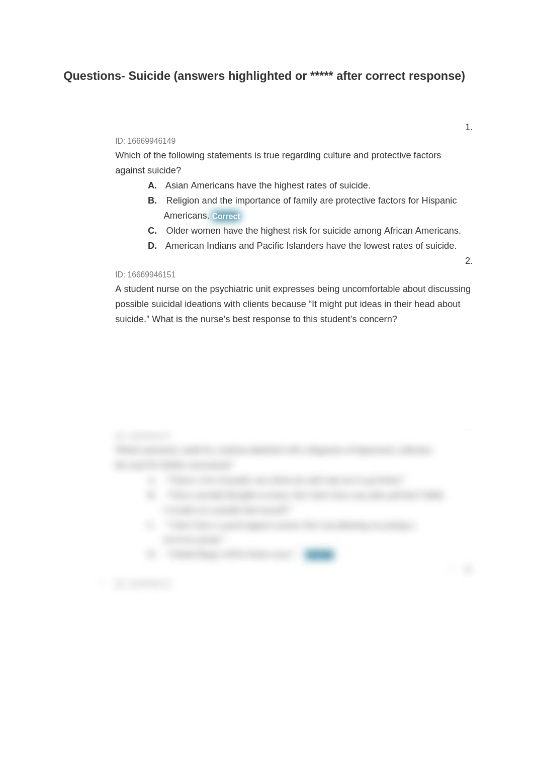 Suicide review questions (with answers).docx_dmfy9ybmv20_page1