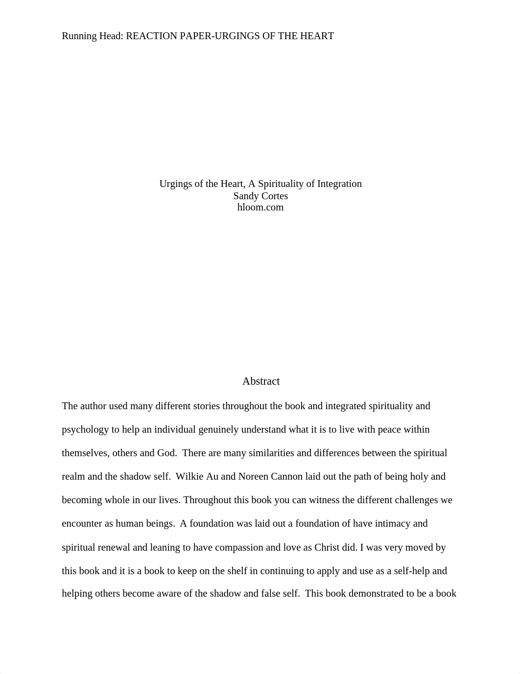 reaction paper urgings of the heartcorrected .doc_dmg2ocdr2ic_page1