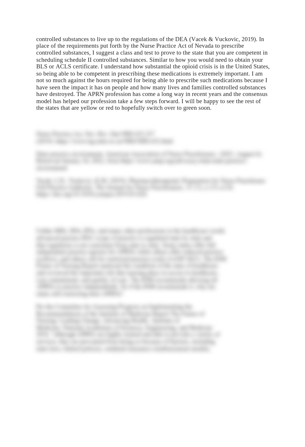 Week 4 Discussion Question 2 Green, Yellow, Red State APN Practice Privileges and Prescriptive Autho_dmgfmccoew3_page2