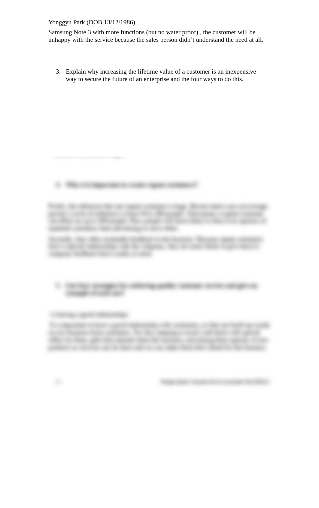 Yonggyu Park - 05. Manage Quality Customer Service ASSESSMENT ONE 05 Feb 15_dmgmj2s7xrx_page2