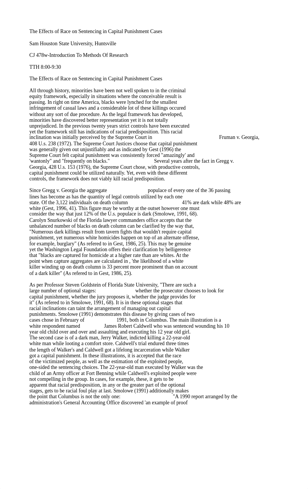 The Effects of Race on Sentencing in Capital Punishment Cases Essay_dmgzurkfuwd_page1