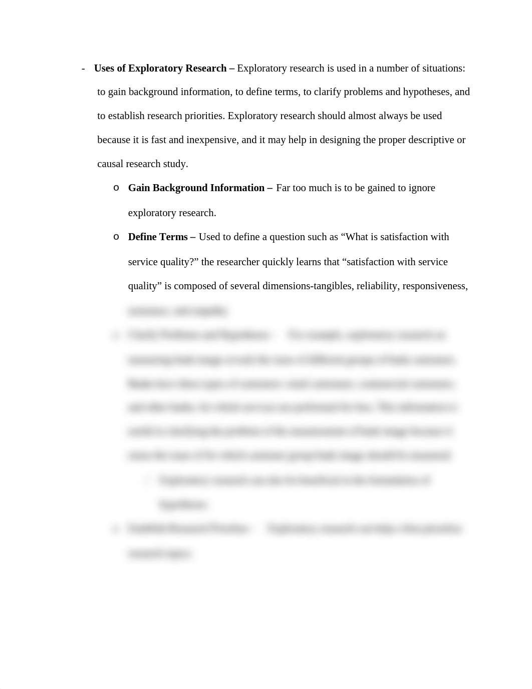 Uses of Exploratory Research &ndash; Exploratory research is used in a number of situations_dmh9nb41fm6_page1