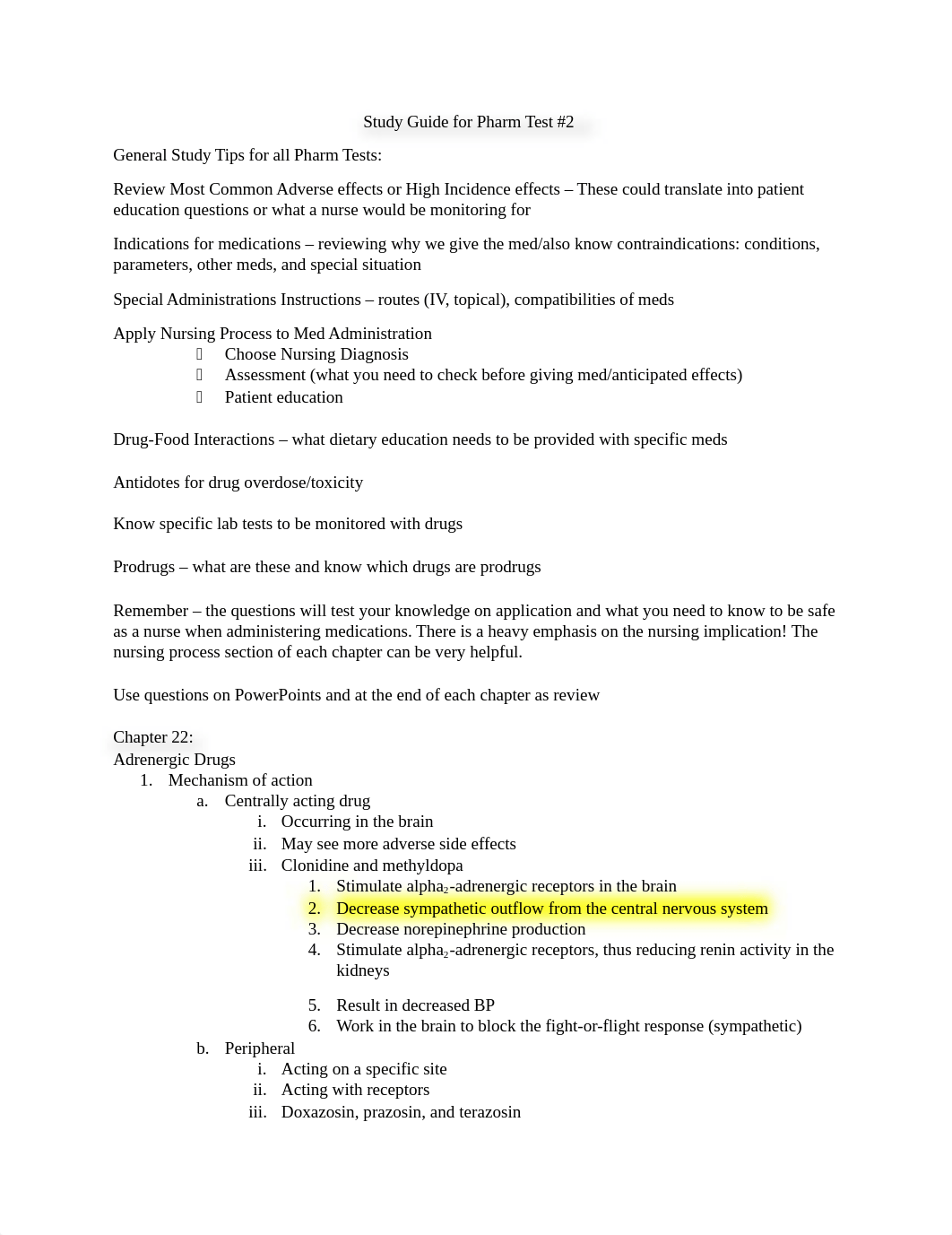 Study Guide for Pharm Test 2.docx_dmhi0q9058f_page1