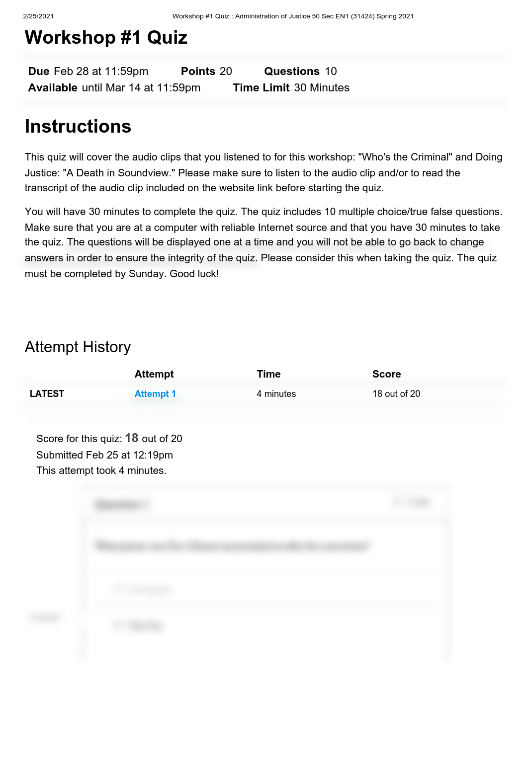 Workshop #1 Quiz _ Administration of Justice 50 Sec EN1 (31424) Spring 2021.pdf_dmhiiay0bnw_page1