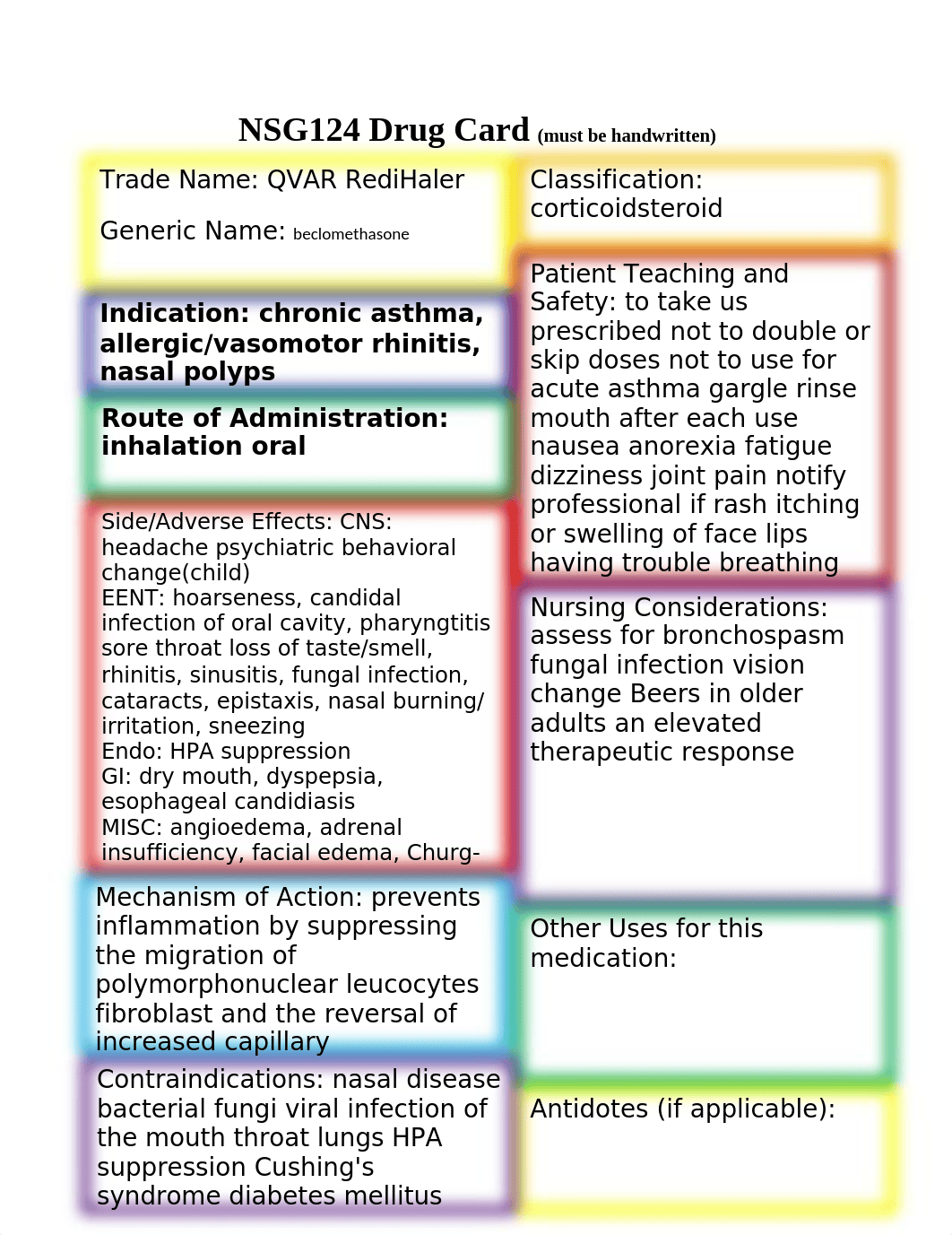 NSG124 Drug Card DUE WEEK 4.docx_dmi1lolzy9n_page1