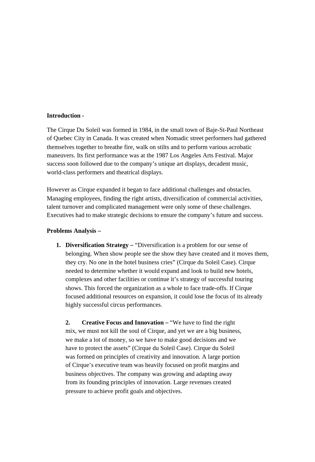 Matthew's Case Analysis on Cirque du Soleil_dmieaic5tam_page2