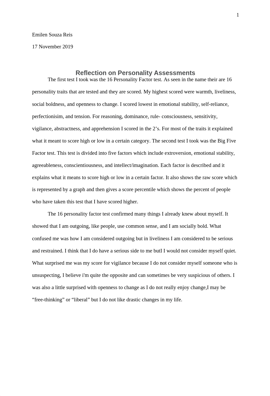 Reflection on Personality Assessments_dmizvn983te_page1