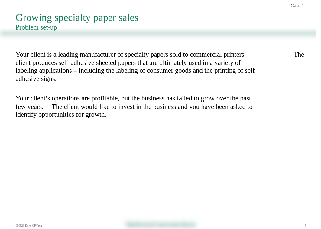 BCG Sample Case #1 - Specialty Paper.ppt_dmj5h8zxqhh_page1