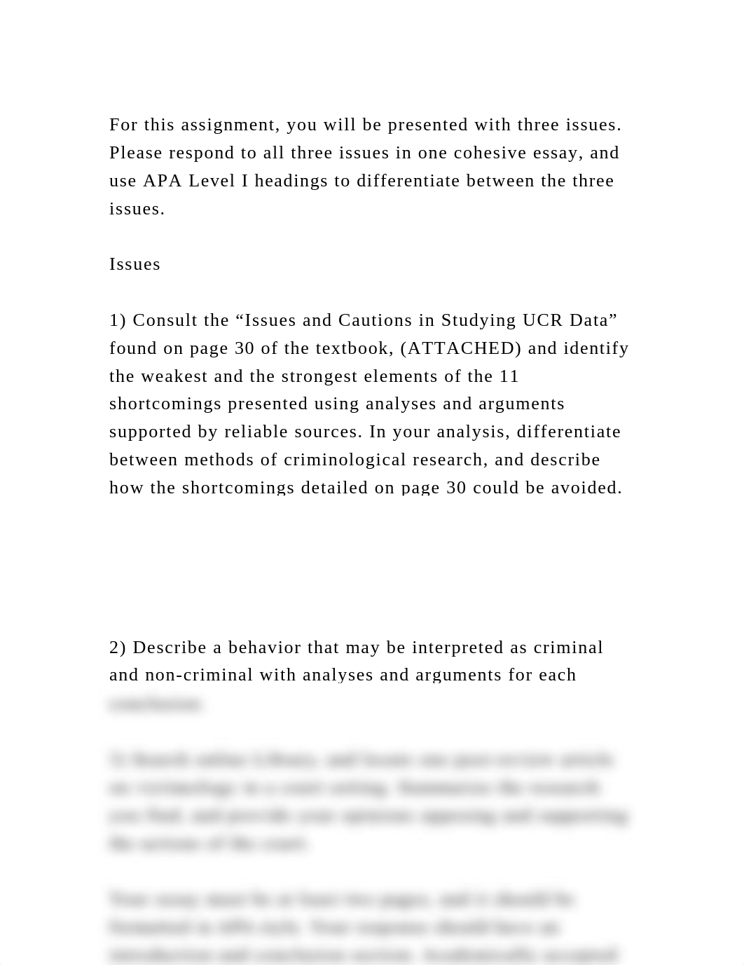 For this assignment, you will be presented with three issues. Please.docx_dmjws2harq4_page2