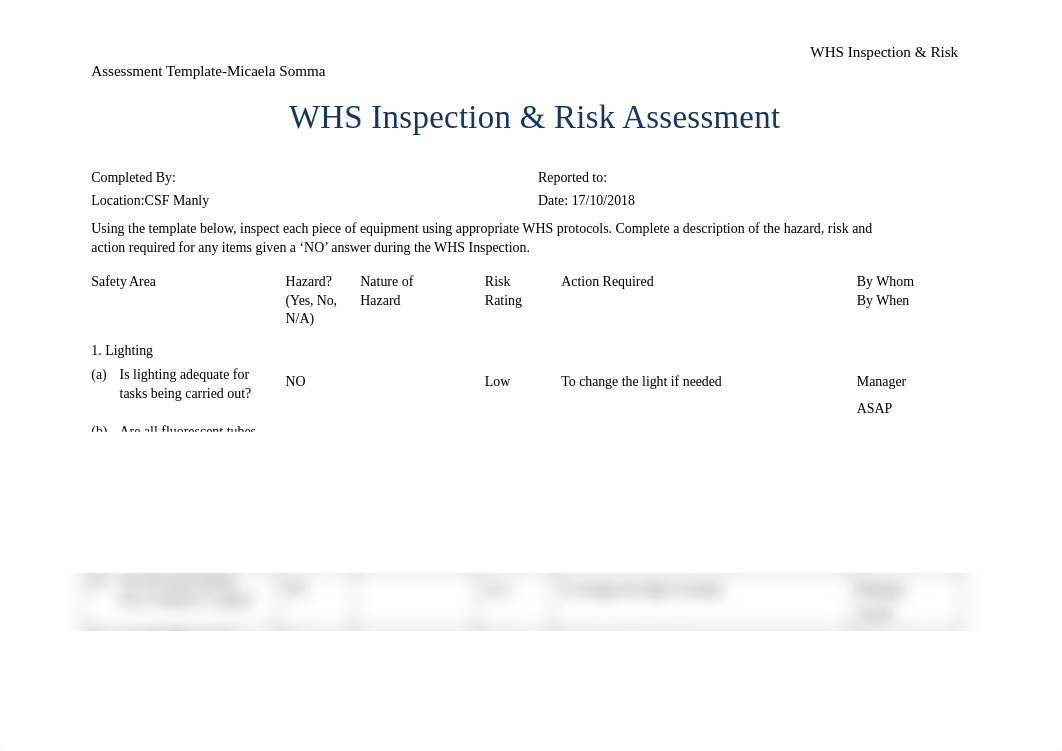 CSF WHS Inspection Risk Assessment Template.doc_dmkcewfvawz_page1