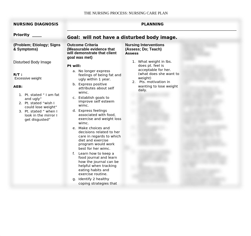 2nd graded careplan disturbed body image.doc_dmkg32vq0rj_page1