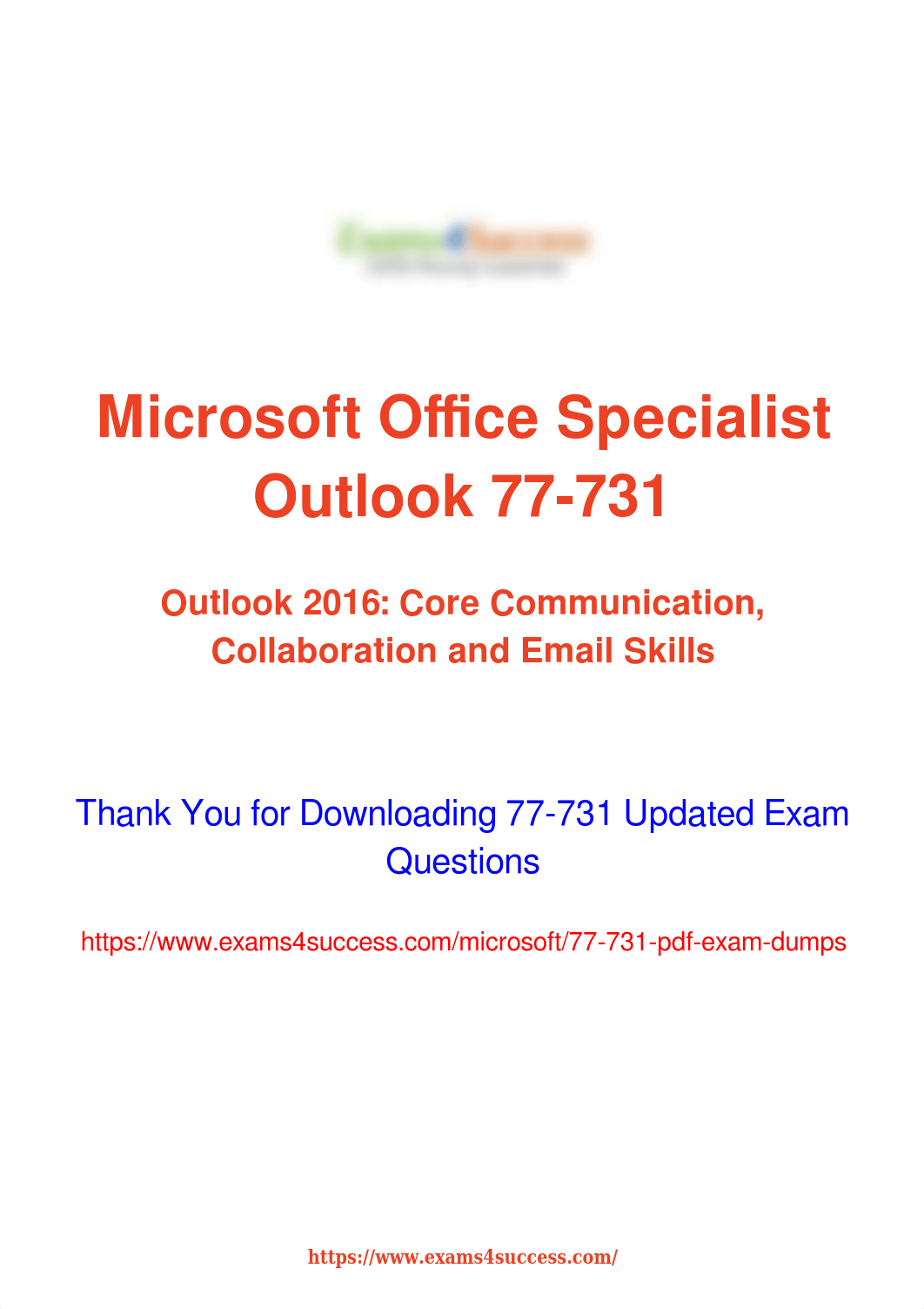 Microsoft 77-731 Exam Questions answers.pdf_dmkhrsg805v_page1