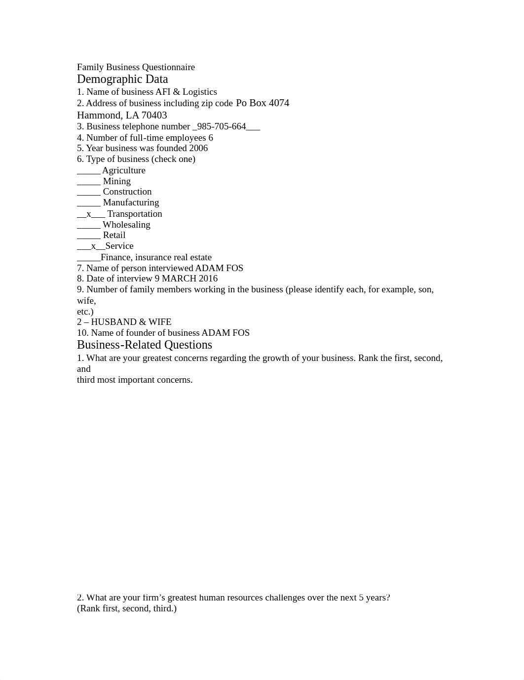 Family Business Questionnaire AFI_dmkjgqml34y_page1