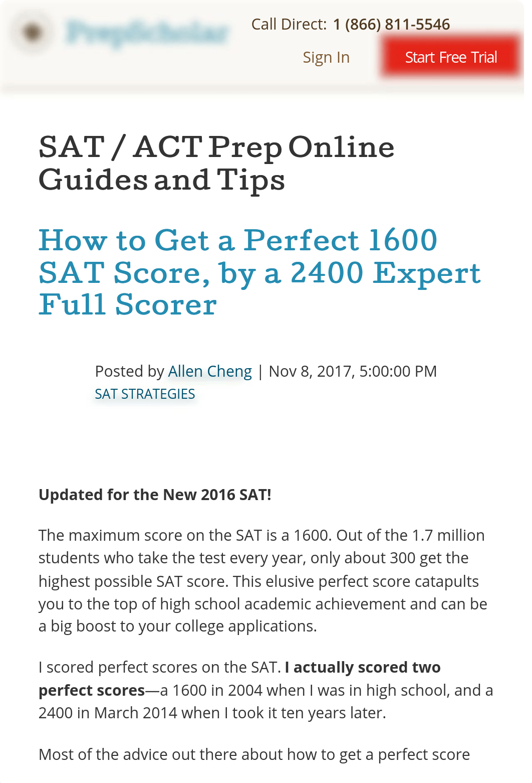 How to Get a Perfect 1600 SAT Score, by a 2400 Expert Full Scorer | PrepScholar.pdf_dmkovmuv9xk_page1