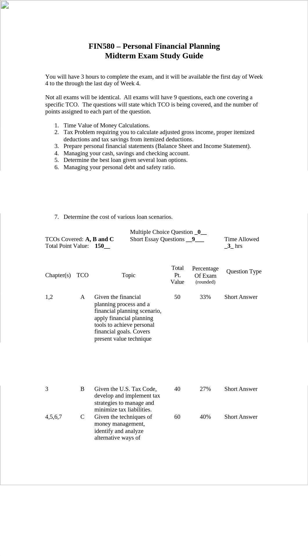 FIN580 Midterm Exam Study Guide_dmkqnr1z9hh_page1