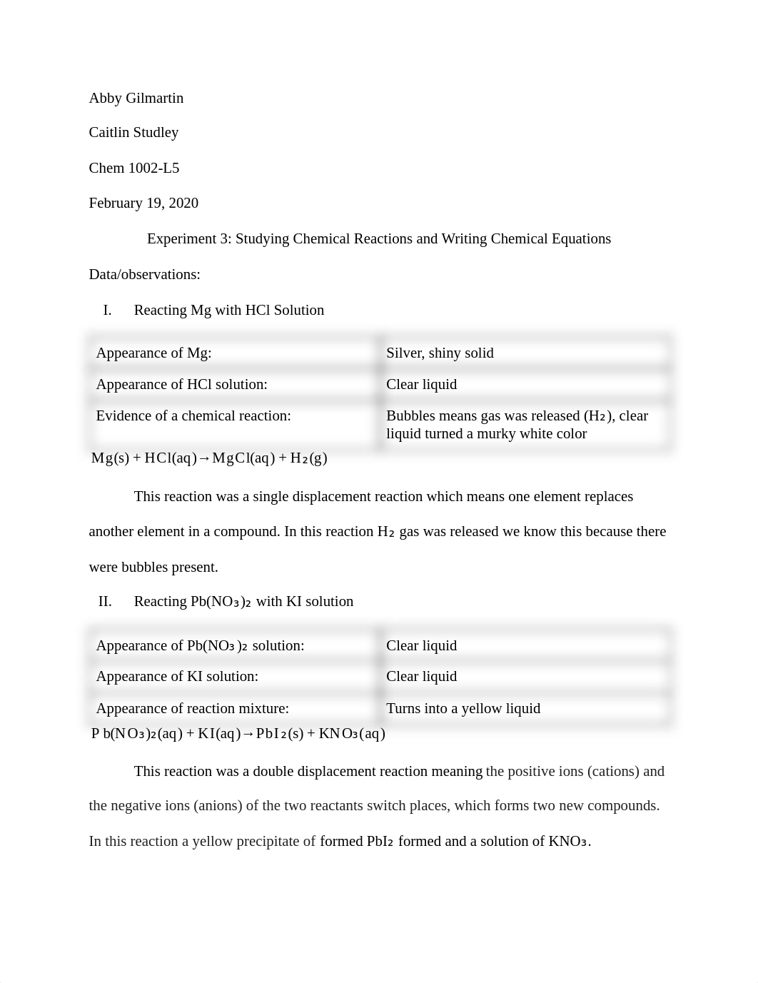 Experiment 3_ Studying Chemical Reactions and Writing Chemical Equations-2.pdf_dmkyitz8iy7_page1