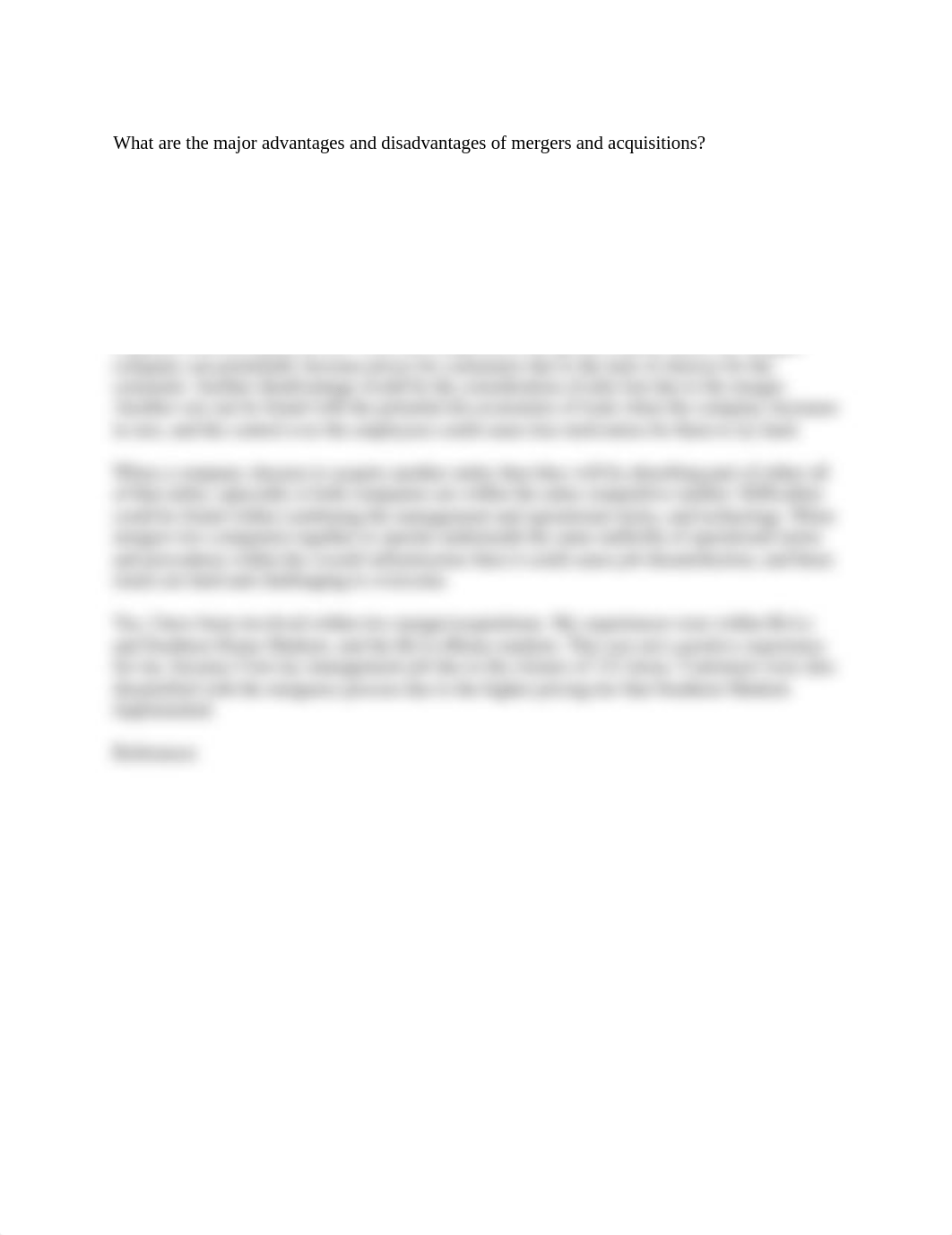 What are the major advantages and disadvantages of mergers and acquisitions_dml6ef13q0c_page1