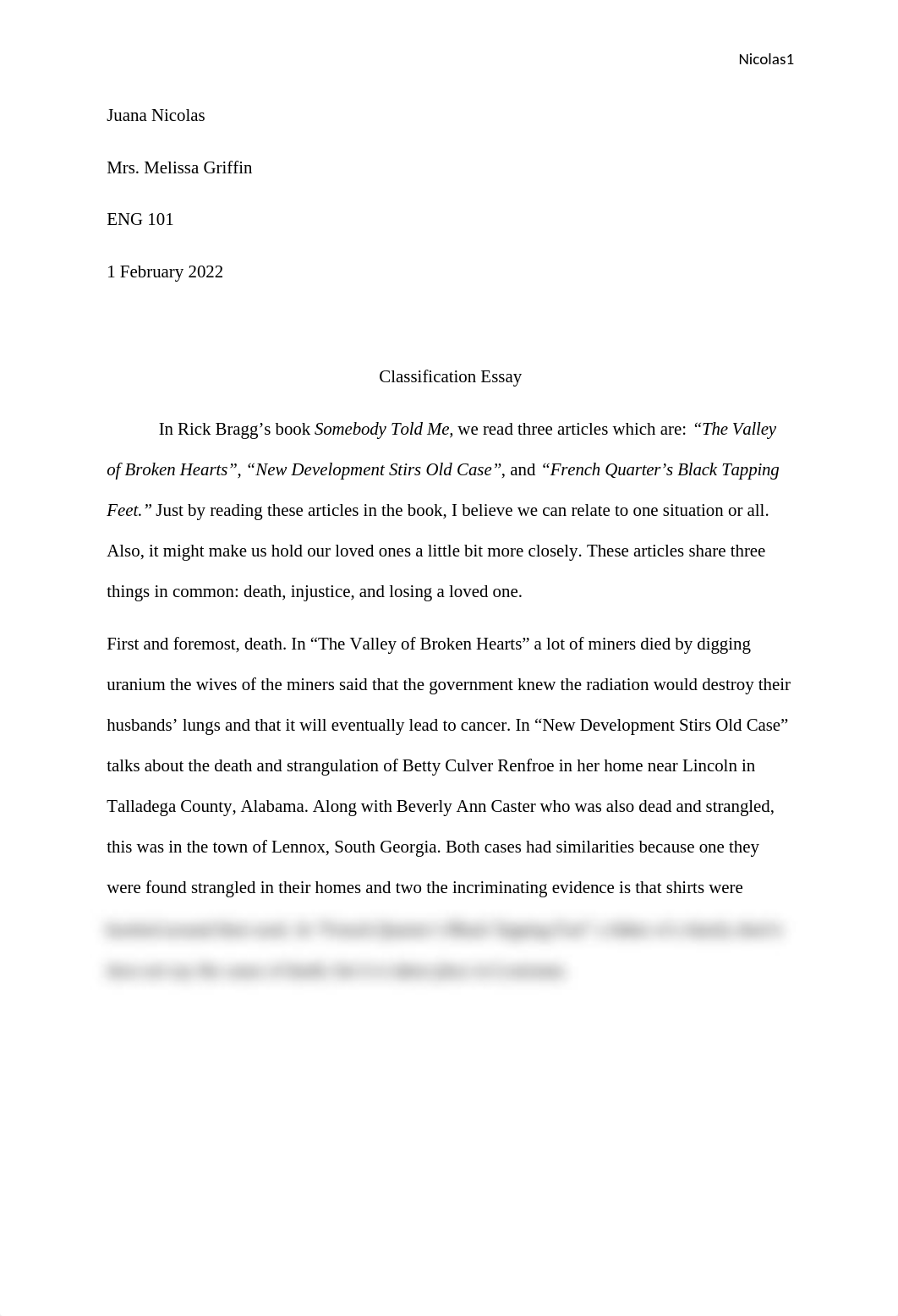 ENG 101 Classification Essay-Juana Nicolas.docx_dmlaqog4p7k_page1