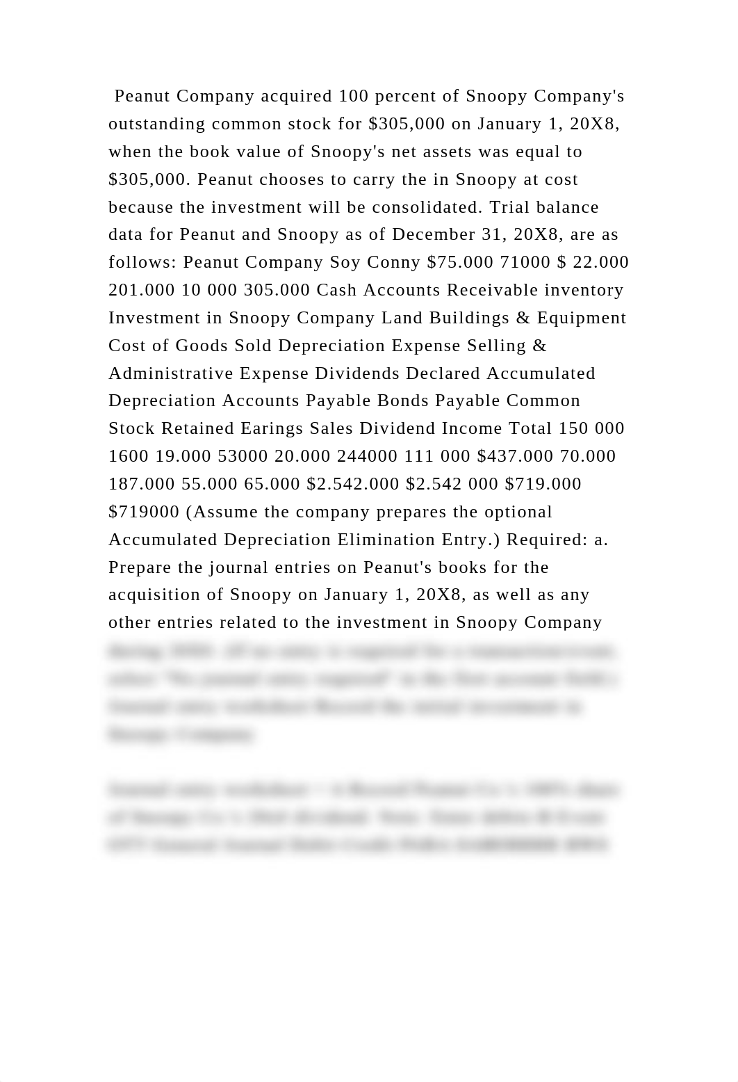 Peanut Company acquired 100 percent of Snoopy Companys outstanding c.docx_dmlbiq4teaa_page2