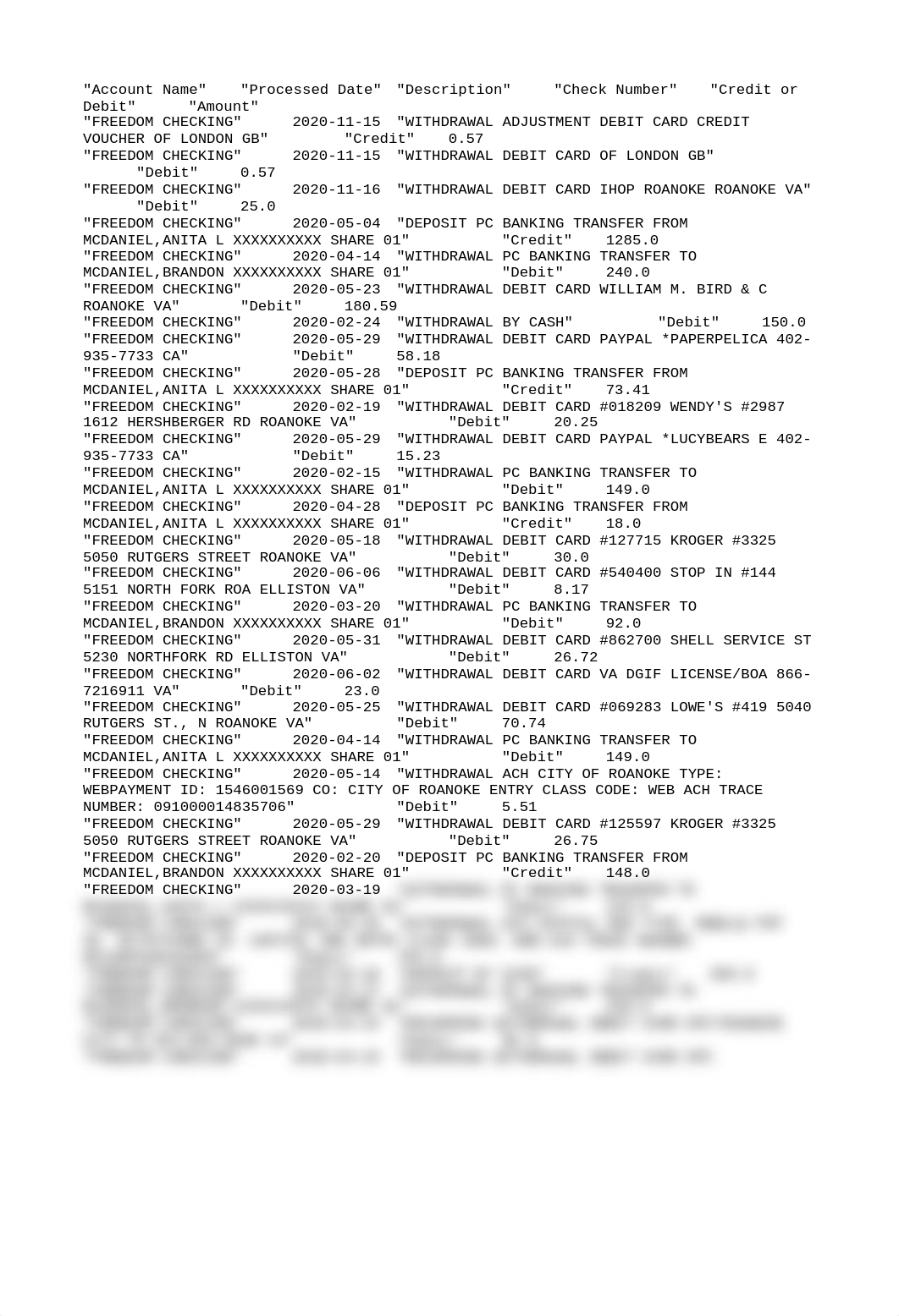 FREEDOM_CHECKING_Transactions_2020-02-01_2020-12-31.txt_dmlhc7pphjz_page1