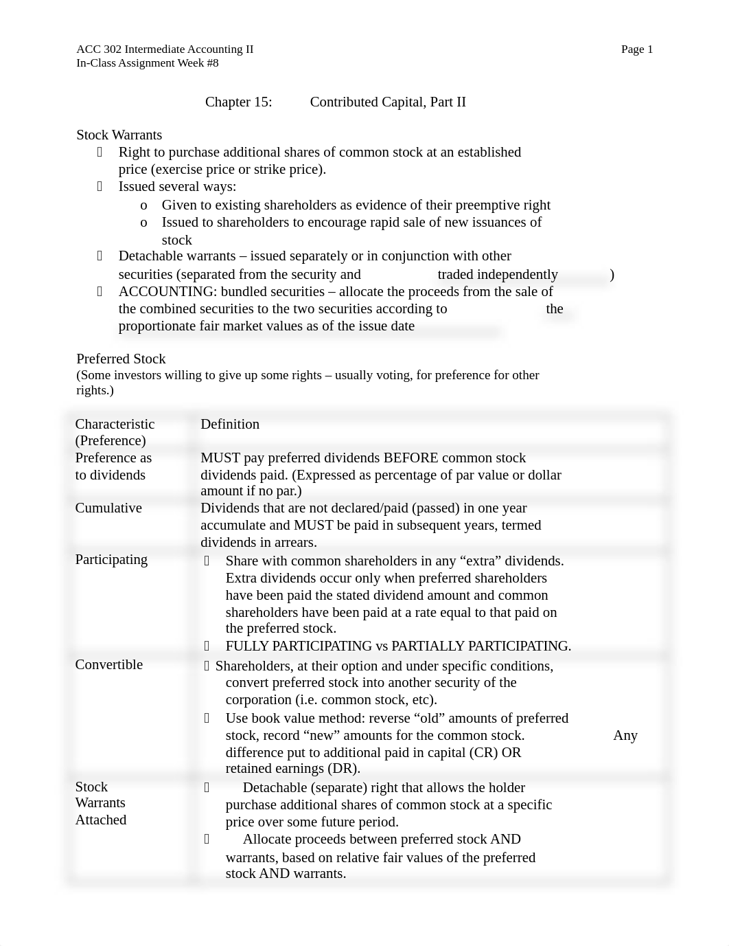 In-Class Week #8 Chapter 15 Part II & Chapter 16 Part I.doc_dmlwqk1m0zr_page1