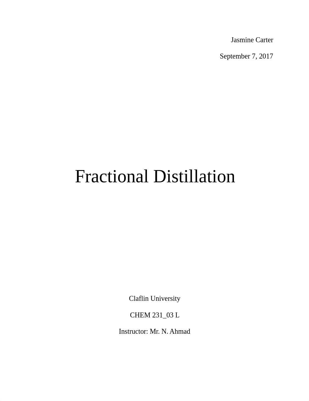 "Fractional Distillation" Organic Chemistry Lab.docx_dmlxvvzpvnv_page1