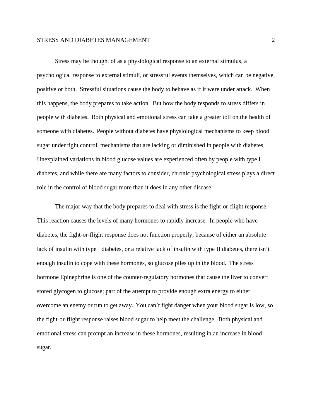 Human Response to Stress Research Paper.docx_dmm3oe2xyka_page2