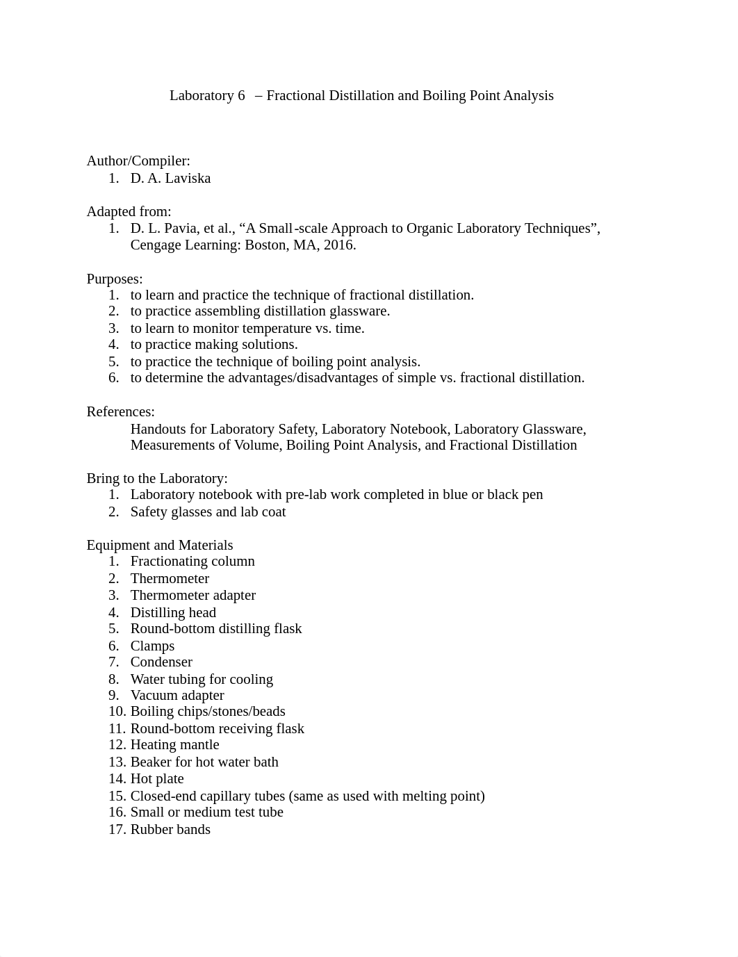 Laboratory 6 - Fractional Distillation and Boiling Point Analysis.pdf_dmmexctae6x_page1