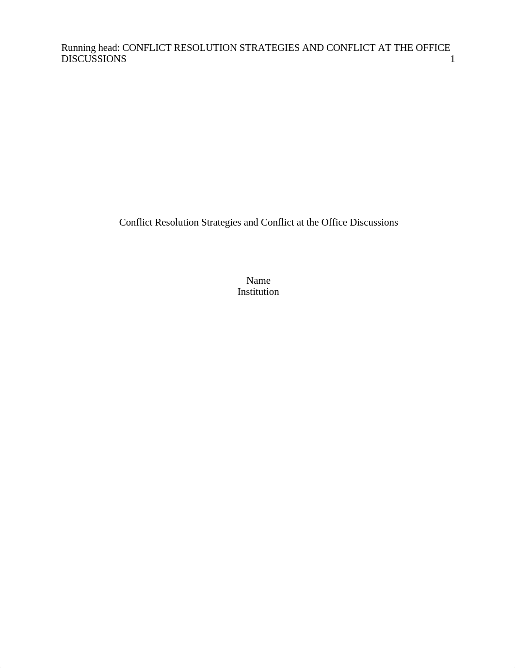 APA Conflict Resolution Strategies and Conflict at the Office Discussions.docx_dmmqwq9dznd_page1