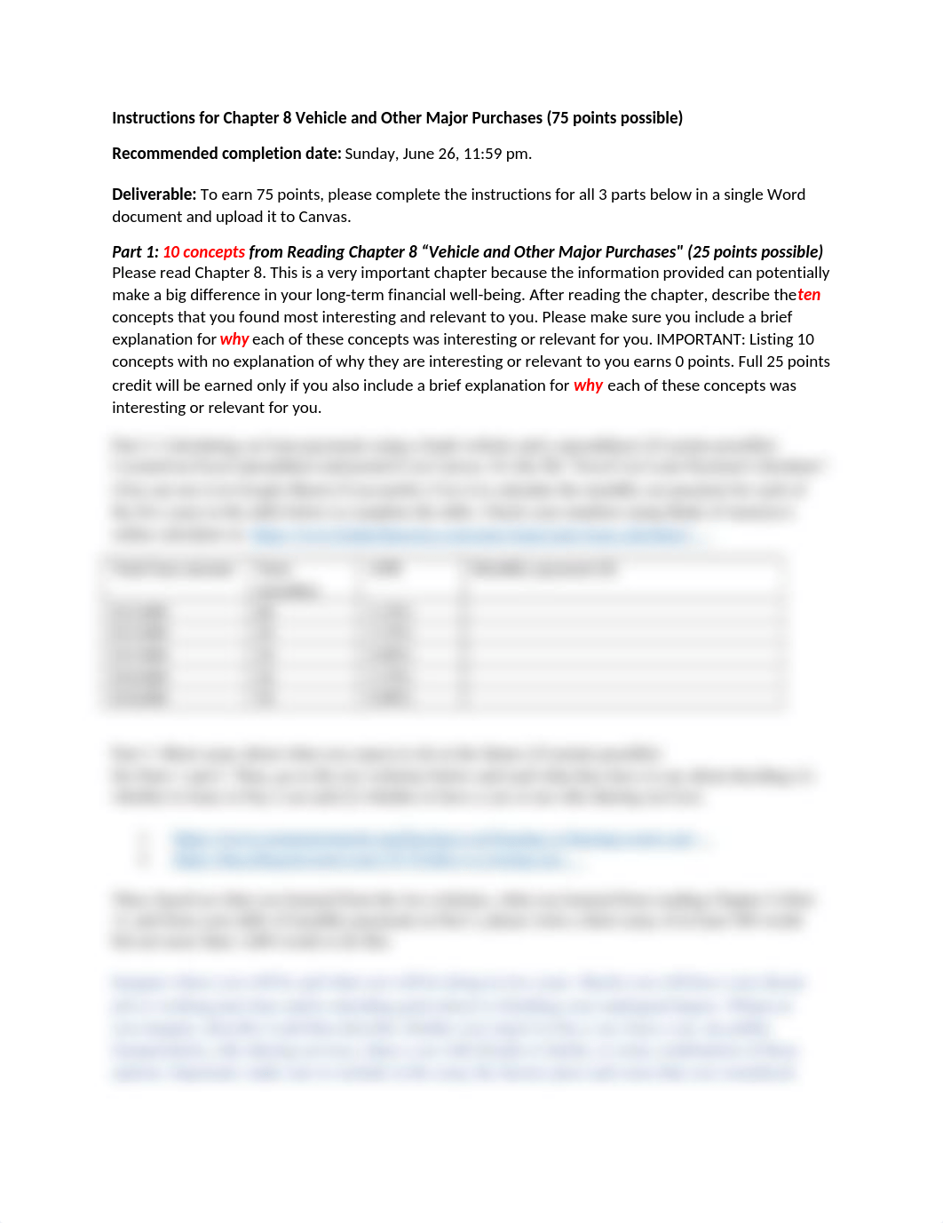 BUS 350 Instructions for Chapter 8 Vehicle and Other Major Purchases summer 2022.docx_dmmw1k3bgnz_page1