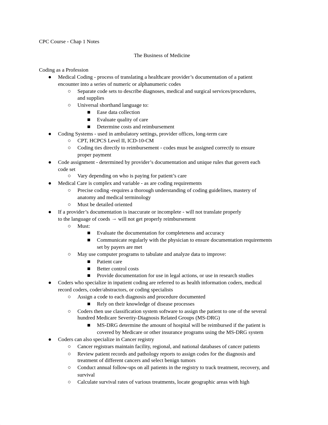 AAPC CPC Prep Course - Chap 1 Notes.docx_dmn2qenxxjt_page1