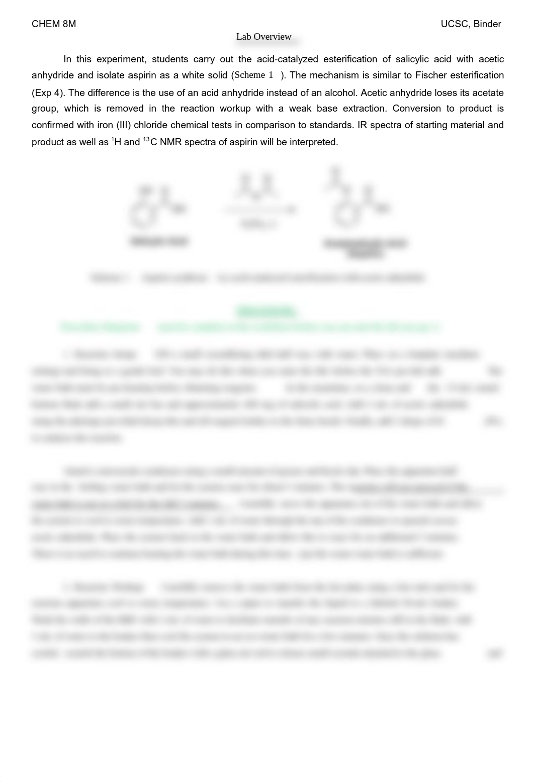 Experiment 5 - Synthesis of Aspirin.pdf_dmncywq8if9_page2