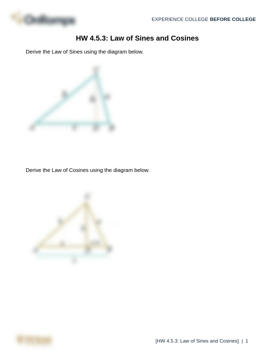 HW 4.5.3 Law of Sines and Cosines.pdf_dmndiyvyqgl_page1