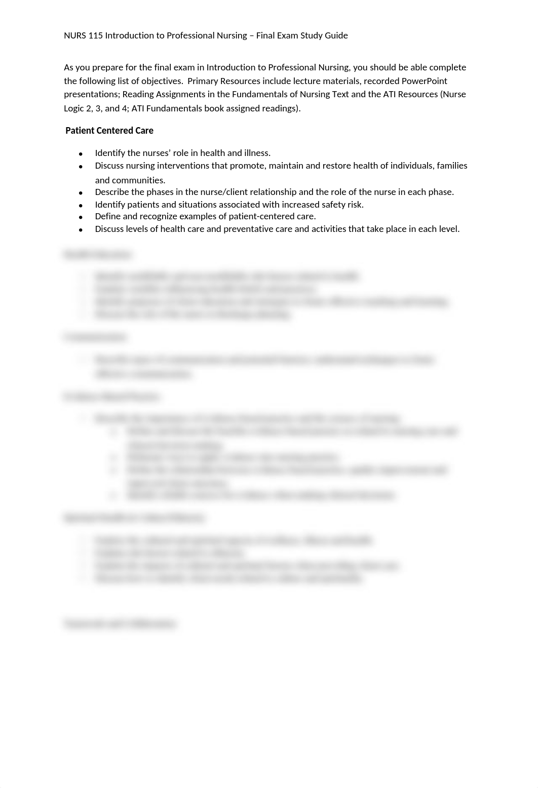 NURS 115 Study Guide - Final.docx_dmngf05hn5b_page1