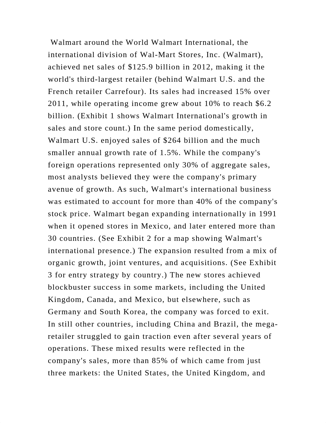 Walmart around the World Walmart International, the international div.docx_dmnhfeky7c8_page2