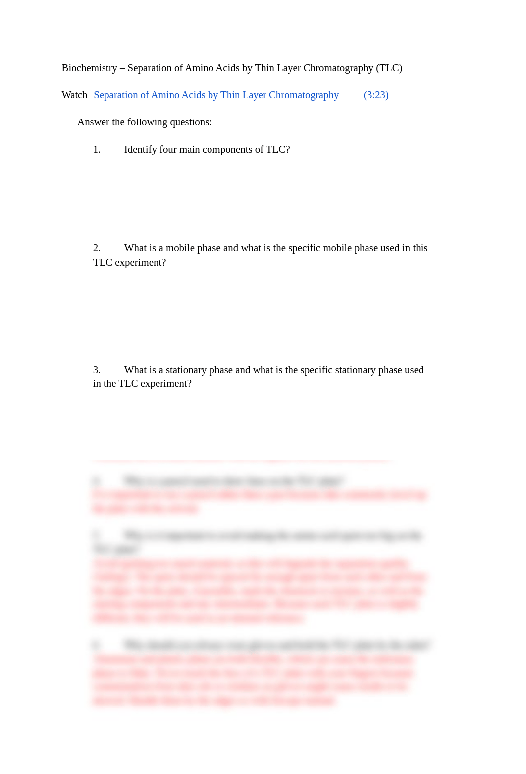 Biochemistry - Separation of Amino Acids by Thin Layer Chromatography (TLC).pdf_dmnmp34fb6b_page1