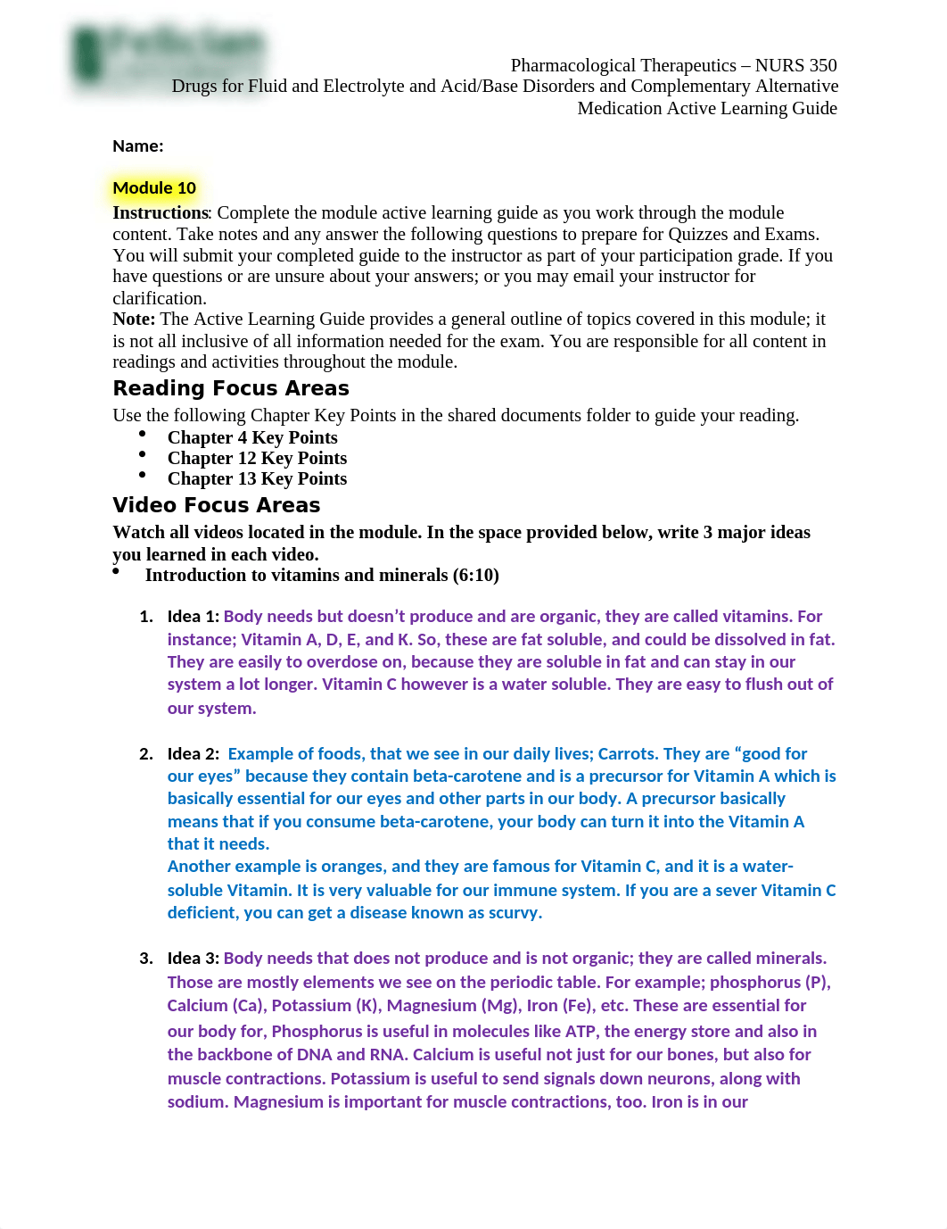 Mod 10 Active Learning Guide Drugs for Fluid Electrolyte Acid Base Disorders and Complementary Alter_dmnpikq22t4_page1