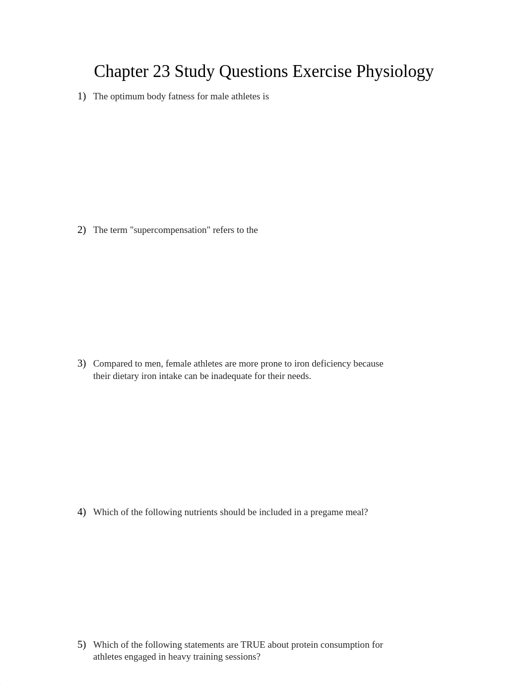 Chapter 23 Study Questions Exercise Physiology - EP.docx_dmnstd32z1a_page1