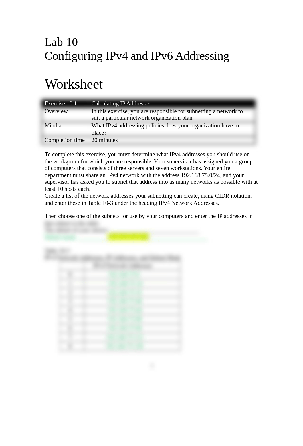 Lab IPv4 and IPv6 Addressing -.docx_dmo4f2709cl_page1