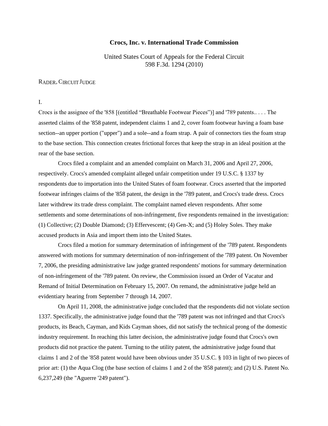 Crocs v ITC.pdf_dmo5yg6tjhw_page1