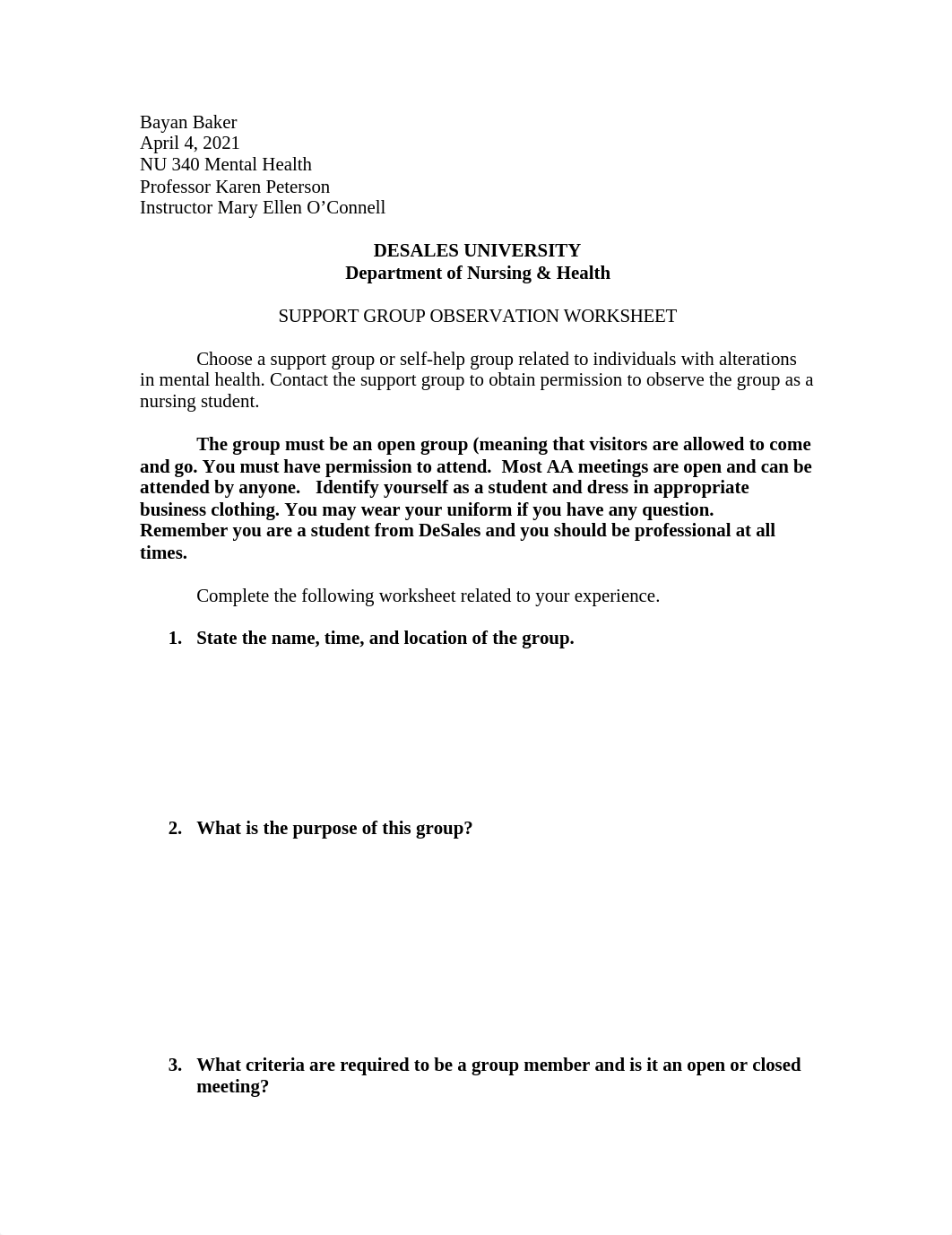 Mental Health Support Group Worksheet - Bayan Baker - April 4th 2021.doc_dmoblcy6hq7_page1