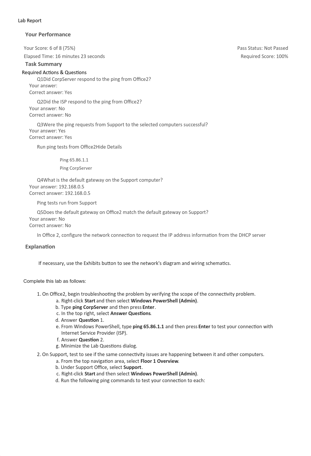 6.4.7 Troubleshooting IP Configuration LAB REPORT.pdf_dmoevwcltzz_page1