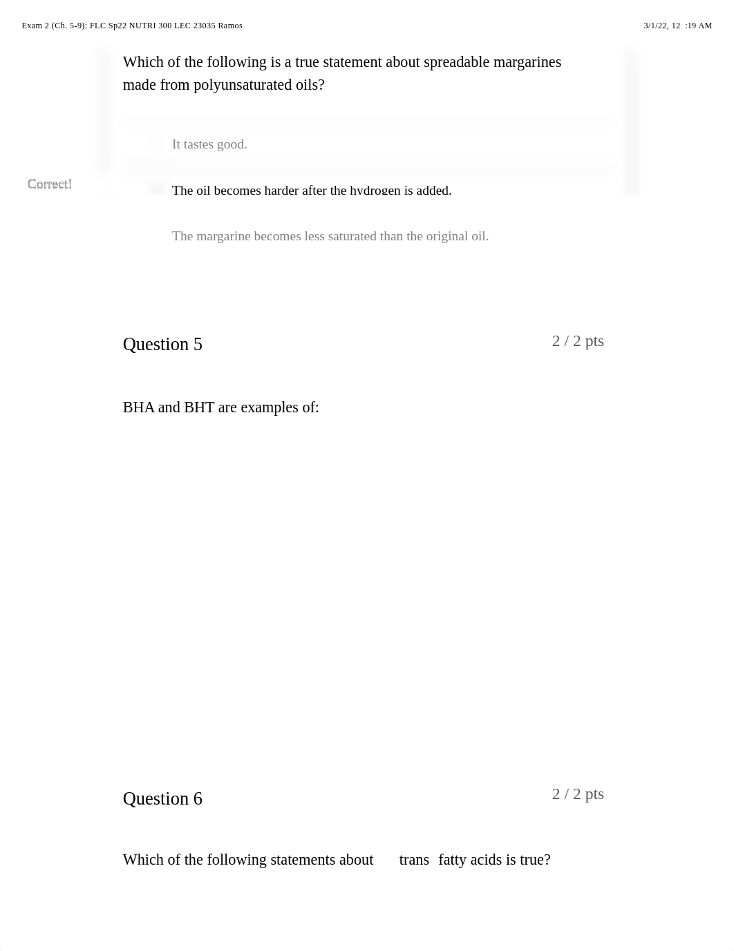 Exam 2 (Ch. 5-9): FLC Sp22 NUTRI 300 LEC 23035 Ramos.pdf_dmors2nryea_page3