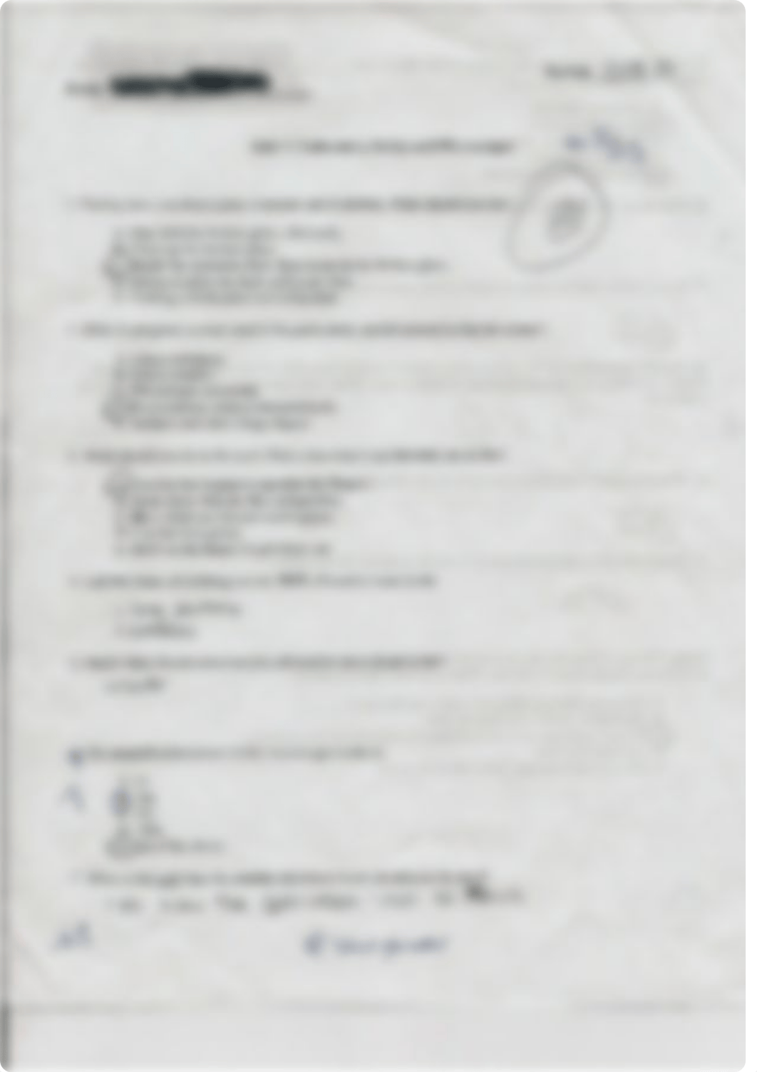 Anatomy Lab Quiz Lab Safety & Microscopes_dmosohcsblm_page1