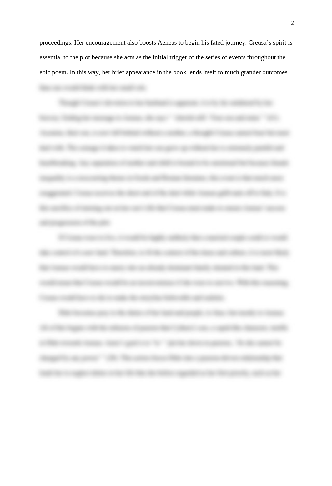 course hero The Aeneid Essay - Aeneas women_dmpdh4v0ytf_page2