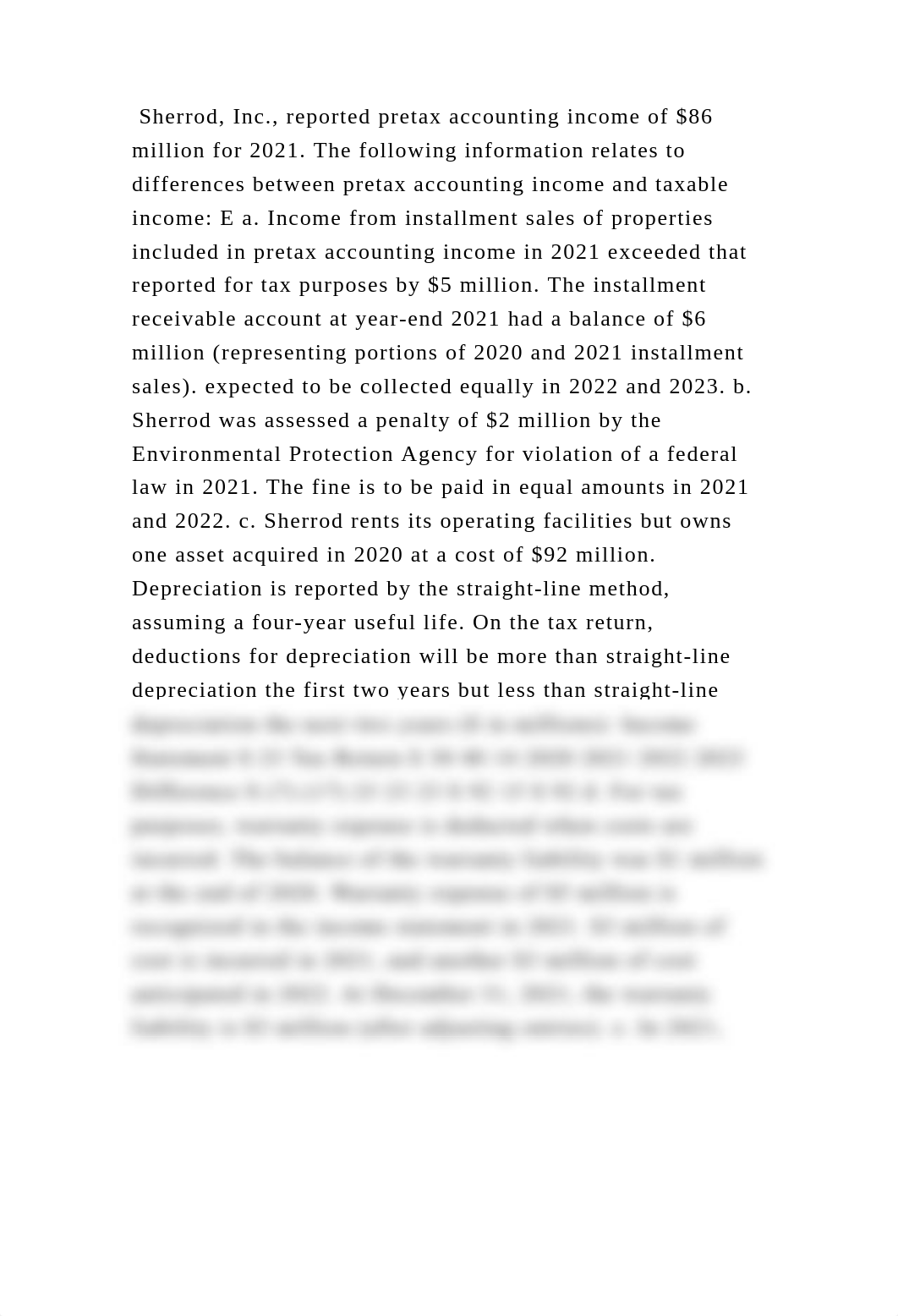 Sherrod, Inc., reported pretax accounting income of $86 million for 2.docx_dmpo73kxujx_page2