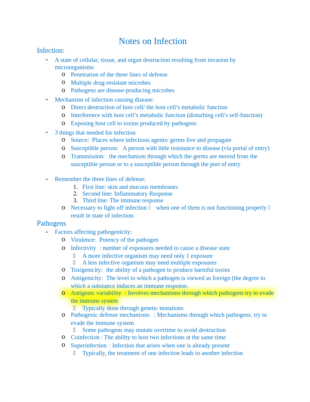 Patho Infection notes.docx_dmpzll0rqv1_page1