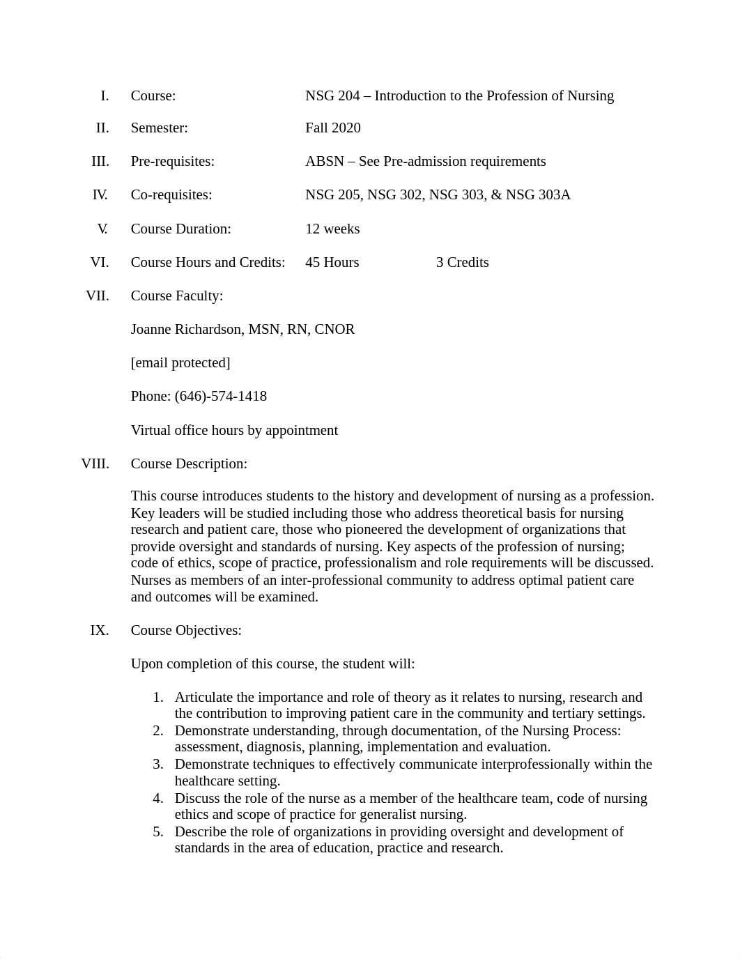 N204 Intro to the Profession of Nursing Fall 2020 Syllabus VL Edits.docx_dmq0bqlubun_page2