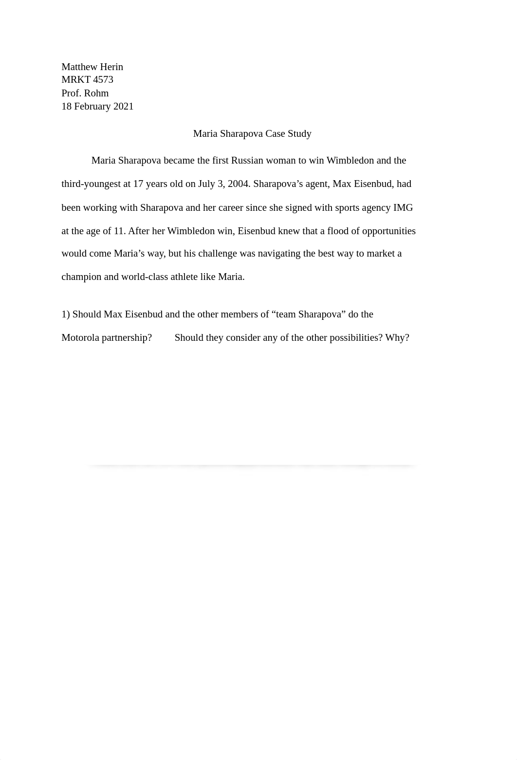 Maria Sharapova Case Study.docx_dmqlnogq2el_page1