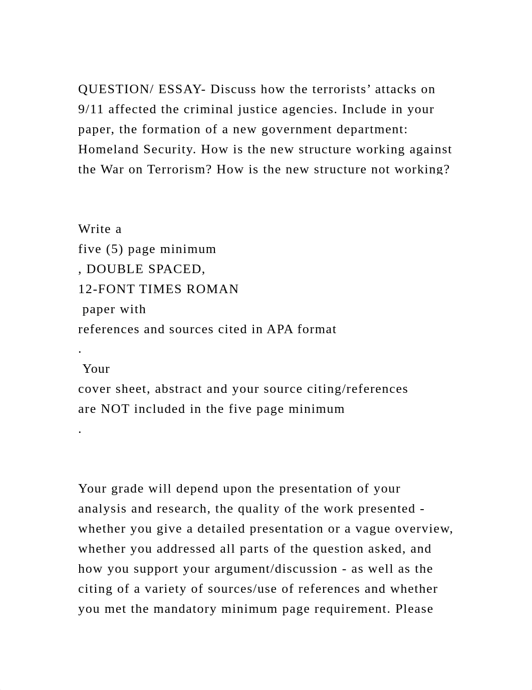 QUESTION ESSAY- Discuss how the terrorists' attacks on 911 affecte.docx_dmqo8krnya7_page2